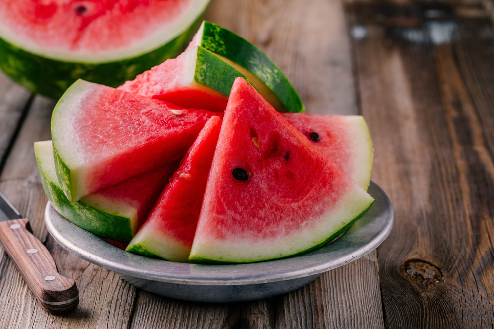 Wassermelone gegen Sommerhitze